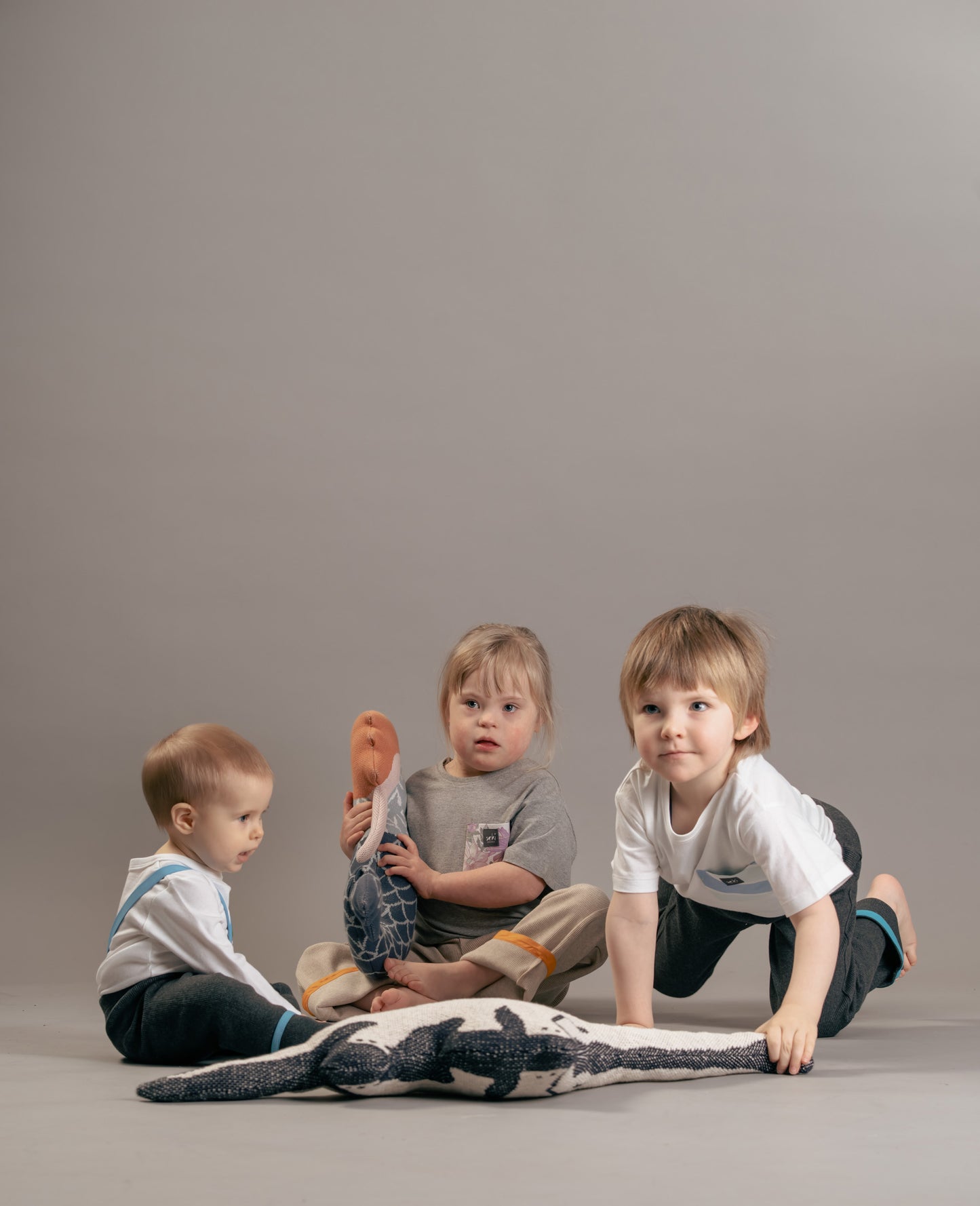 Baby Rib Leggings - Grey Melange  - Made in Germany