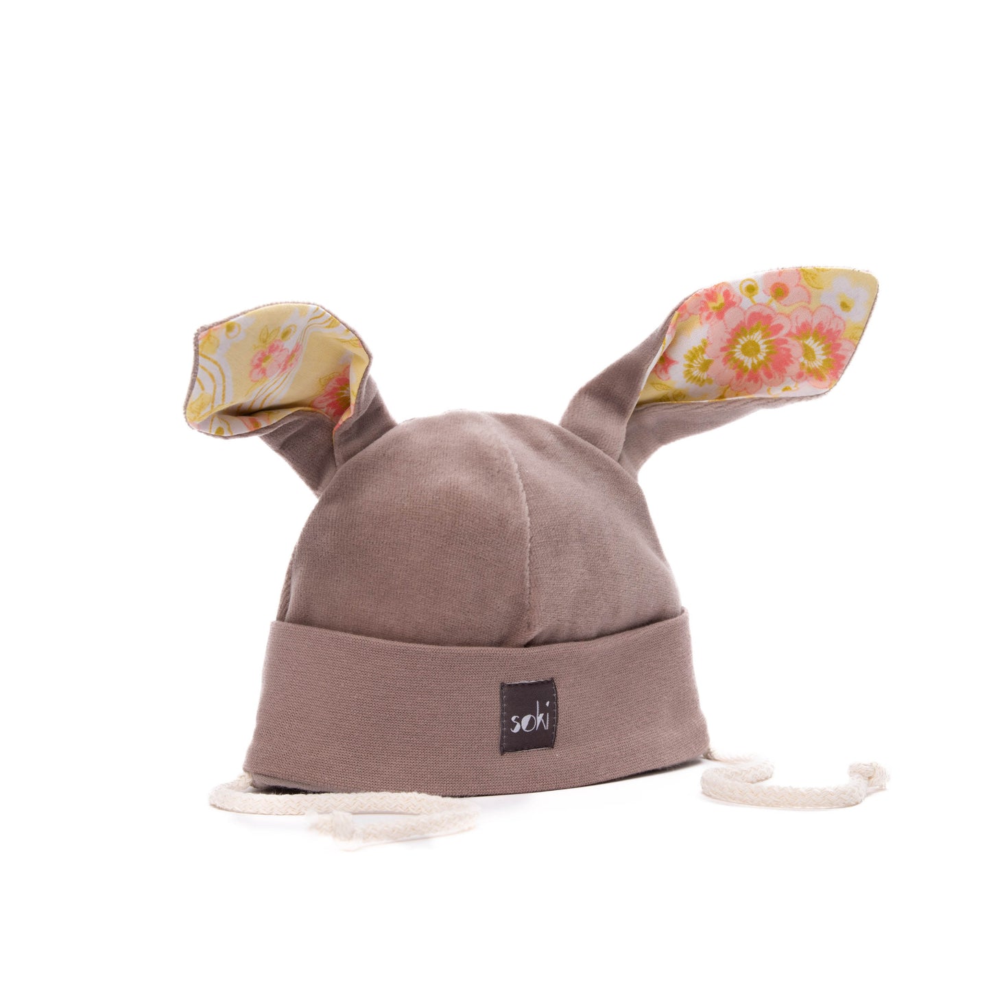 Hasenmütze Baby small gelb - Made in Germany