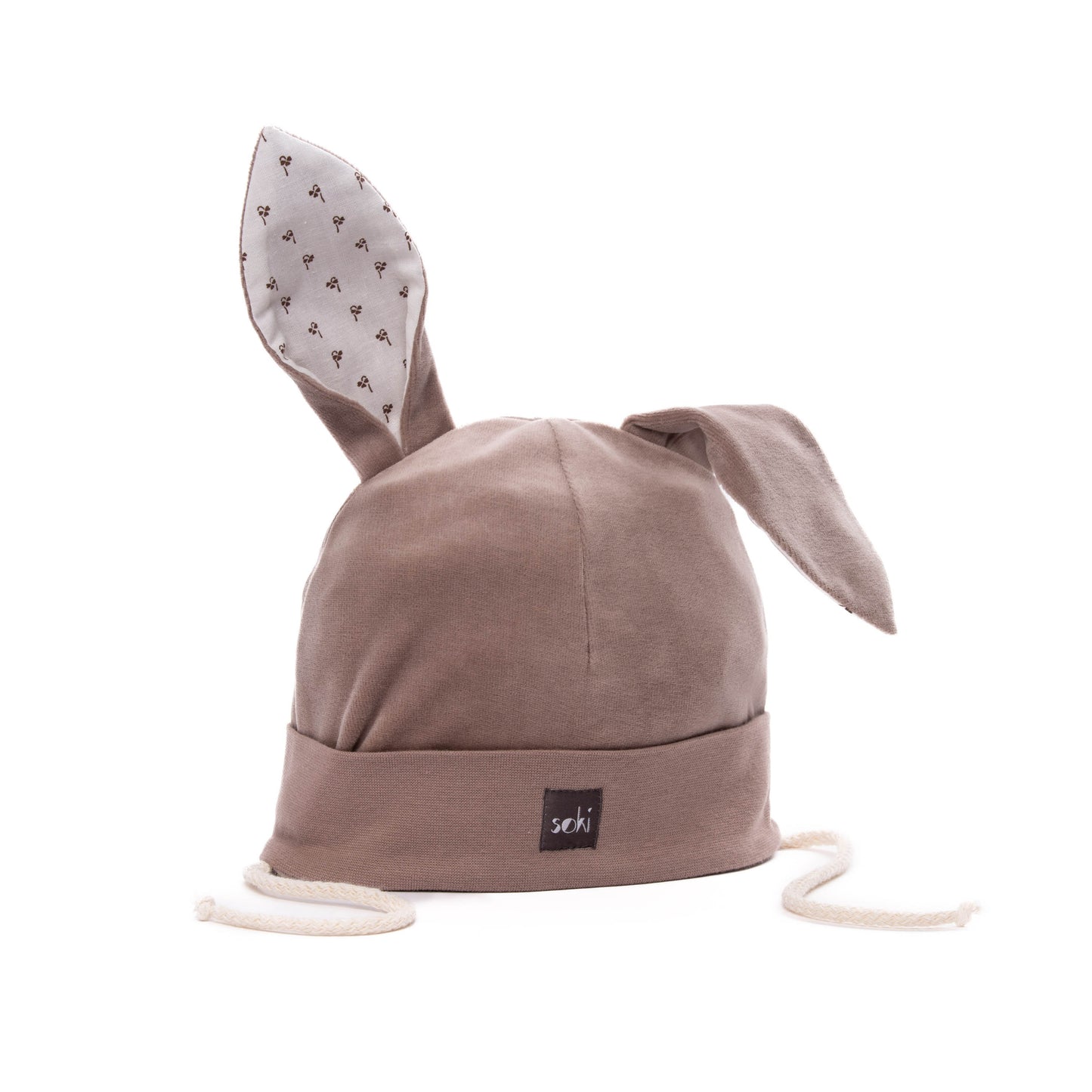 Hasenmütze Kids braun - Made in Germany