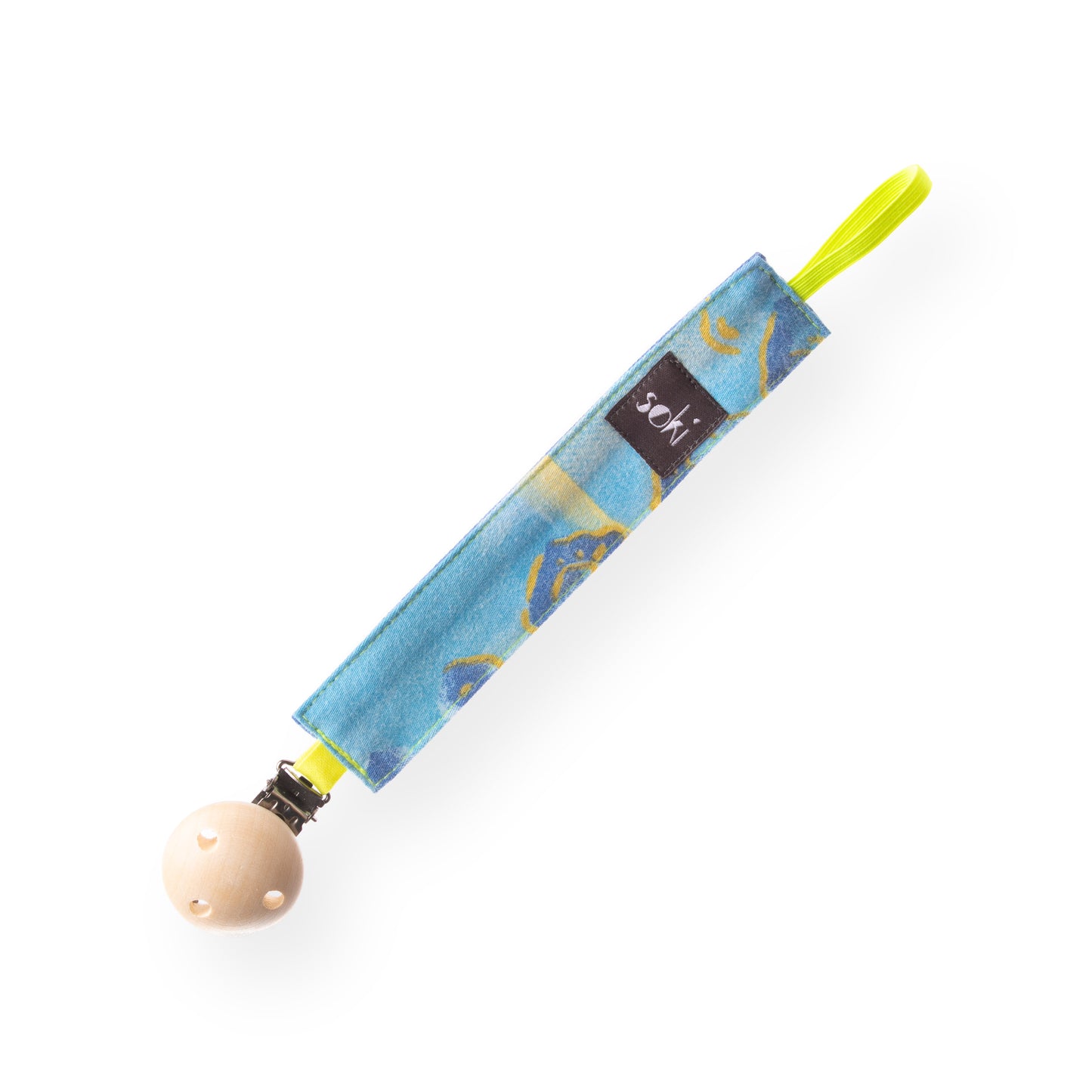 Nachhaltige Schnullerkette aus Omi´s alter Bettwäsche - Made in Germany