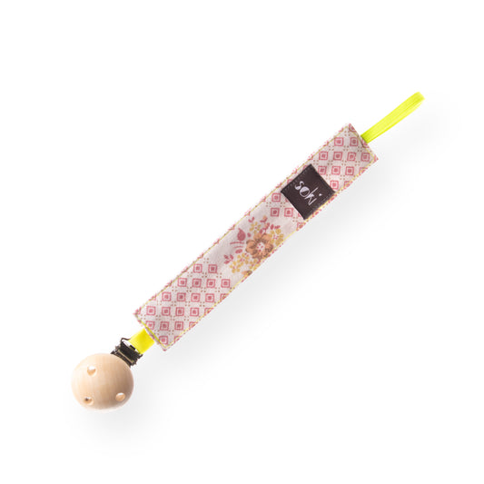 Nachhaltige Schnullerkette aus Omi´s alter Bettwäsche - Made in Germany