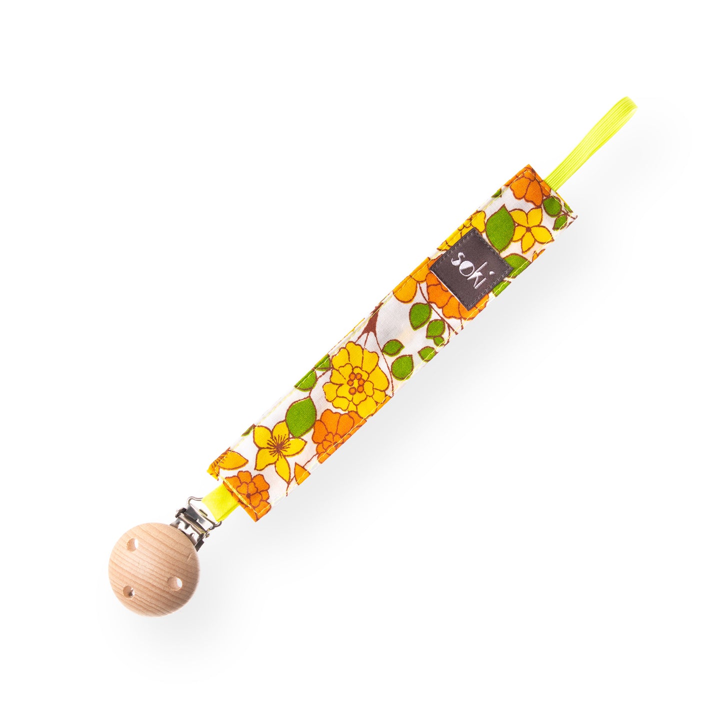 Nachhaltige Schnullerkette aus Omi´s alter Bettwäsche - Made in Germany