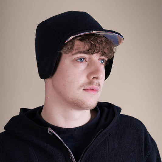 Nachhaltige Plush Cap in dark navy - Unisex - Made in Germany