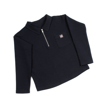 Nachhaltiger Kids Pullover in navy - Unisex - Made in Germany