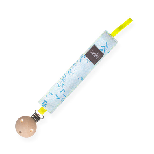 Nachhaltige Schnullerkette aus Omi´s alter Bettwäsche - Made in Germany