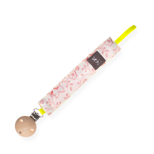 Nachhaltige Schnullerkette aus Omi´s alter Bettwäsche - Made in Germany