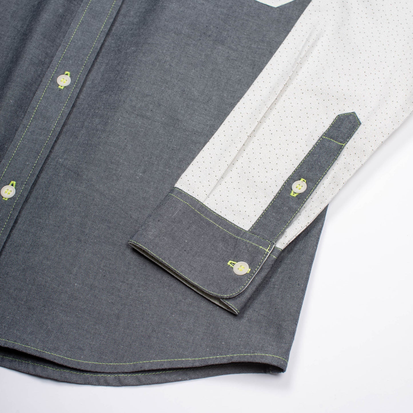 Hemd aus Bio-Baumwolle und Omis alter Bettwäsche in Gr. S - Made in Germany