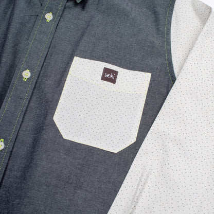 Hemd aus Bio-Baumwolle und Omis alter Bettwäsche in Gr. S - Made in Germany