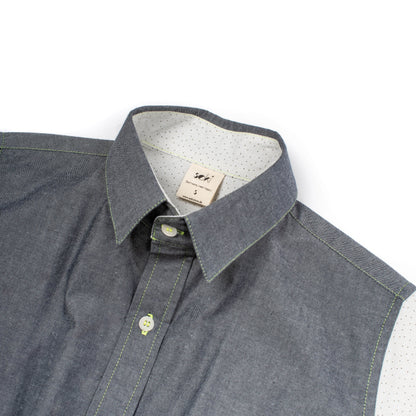 Hemd aus Bio-Baumwolle und Omis alter Bettwäsche in Gr. S - Made in Germany