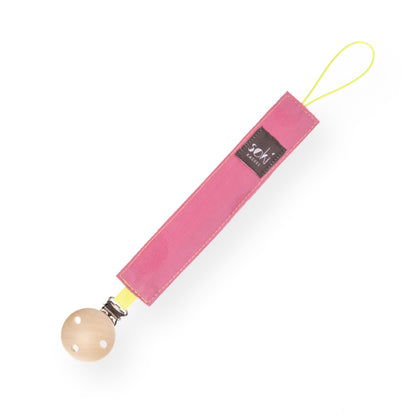 Nachhaltige Schnullerkette aus Omi´s alter Bettwäsche - Made in Germany