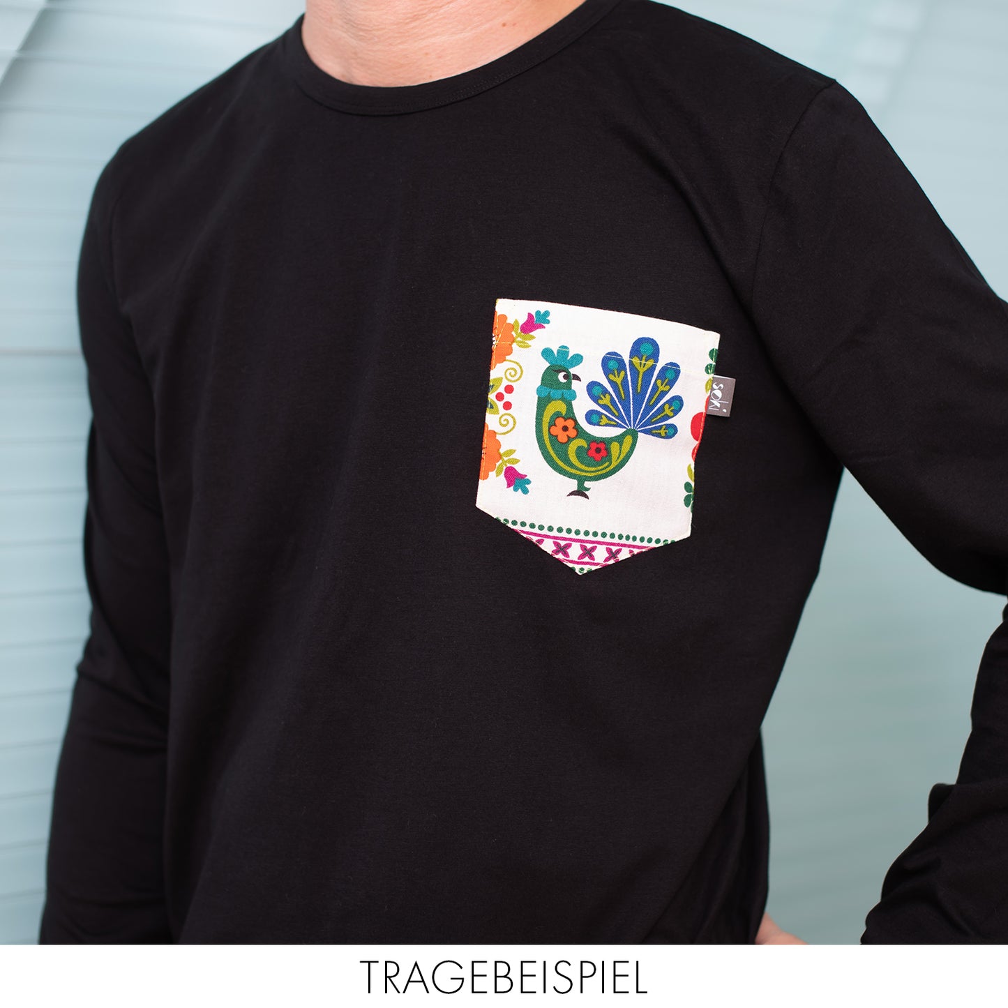 Nachhaltiges Pocket Longsleeve Gr. XXL - Made in Germany
