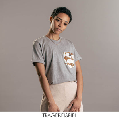 Nachhaltiges Kids Pocket T-Shirt Gr. 104-110 - Made in Germany