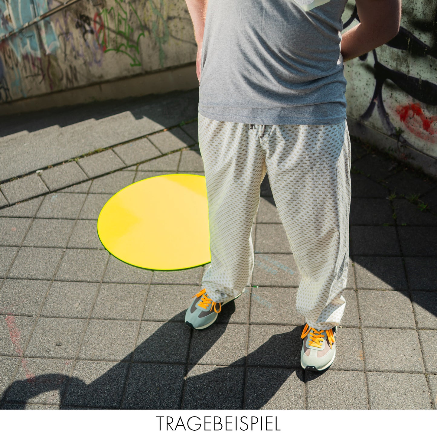 Nachhaltige Schlafanzughose Gr. L aus Bieber Bettwäsche - Made in Germany