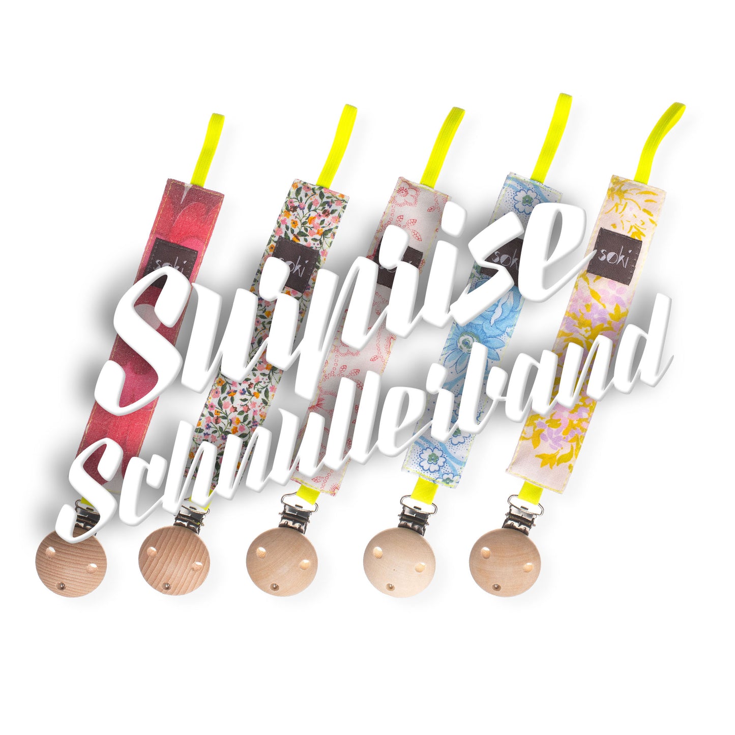 Nachhaltige Surprise Schnullerkette - Made in Germany