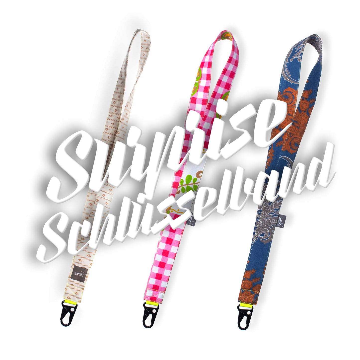 Nachhaltiges Surprise Schlüsselband  - Made in Germany