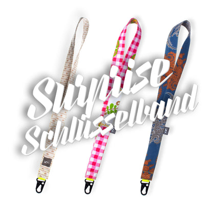 Nachhaltiges Surprise Schlüsselband  - Made in Germany
