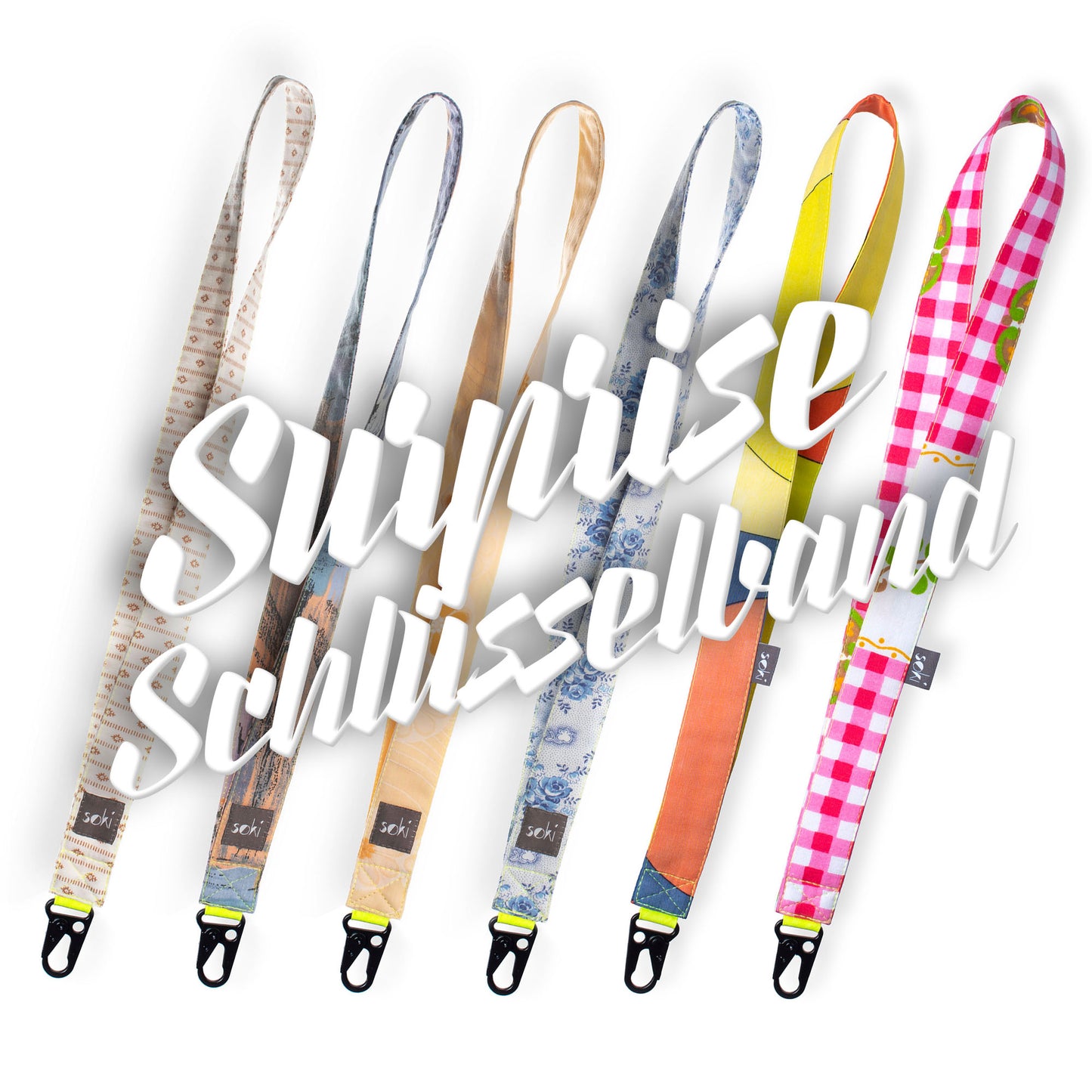 Nachhaltiges Surprise Schlüsselband  - Made in Germany