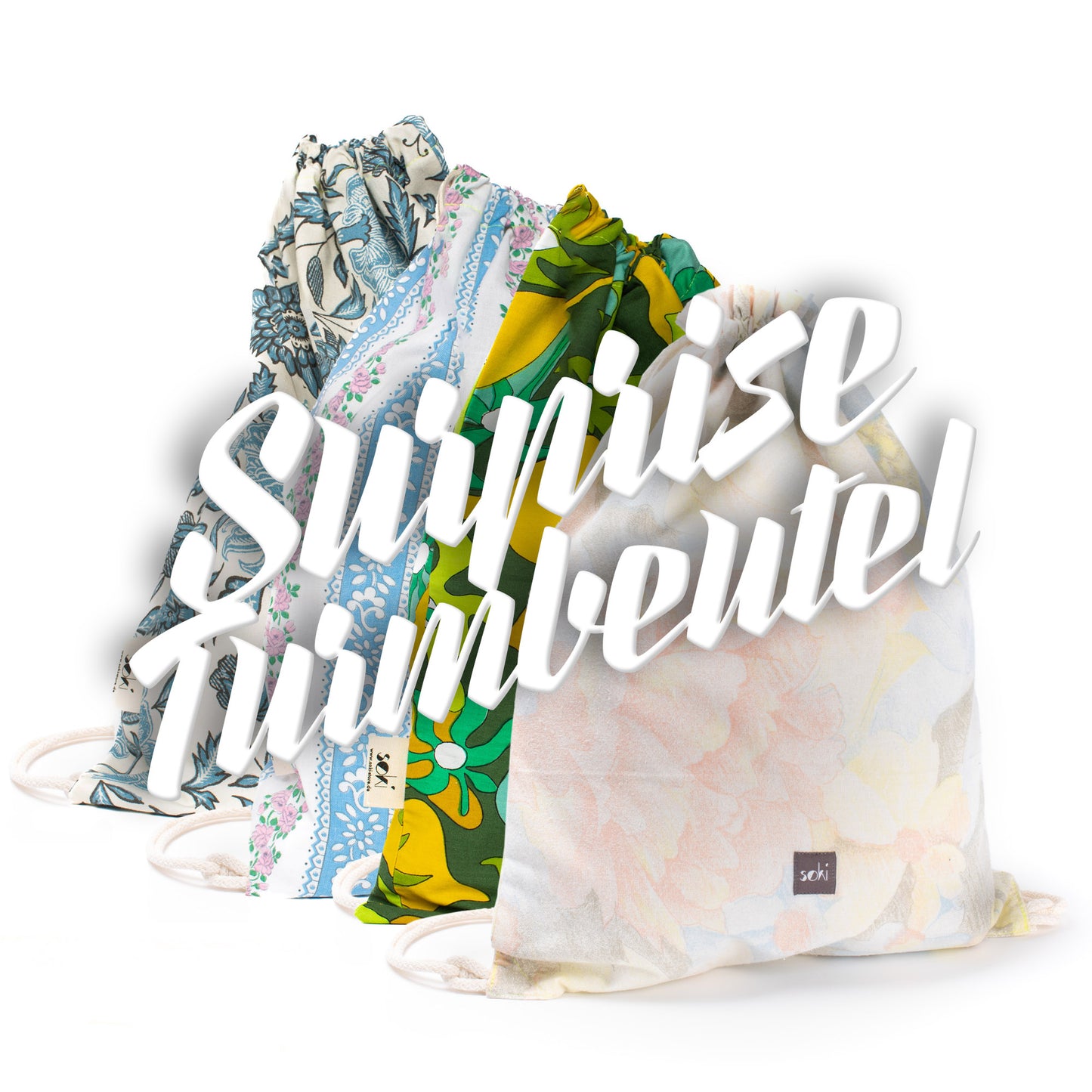 Nachhaltiger Surprise Turnbeutel - Made in Germany
