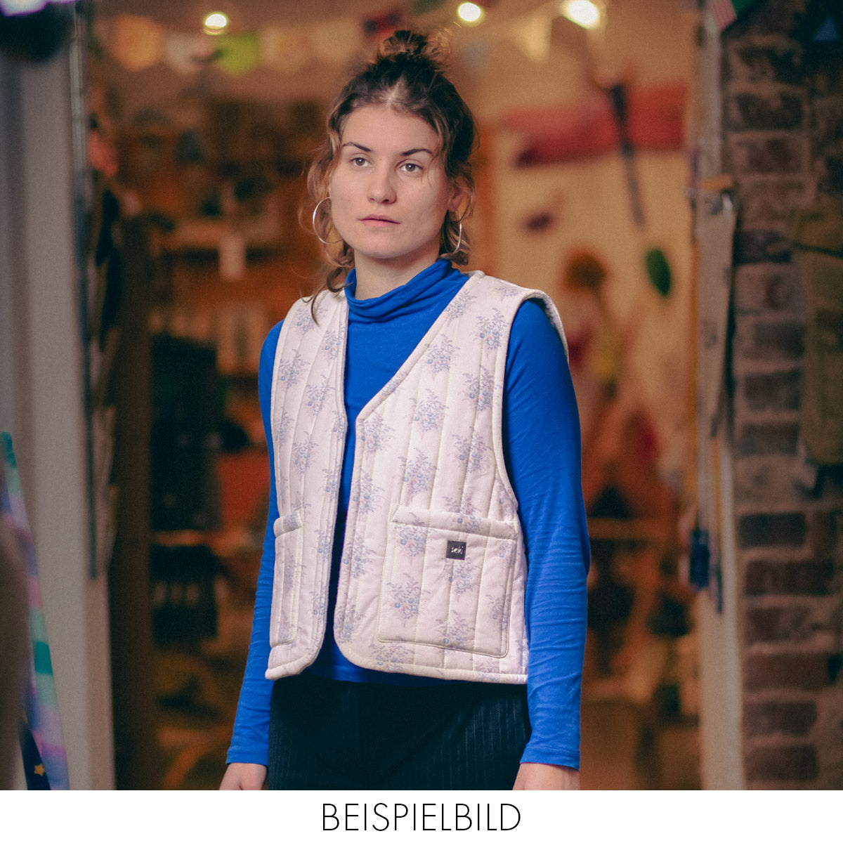 Nachhaltige Weste zum Wenden Gr. XL - Made in Germany