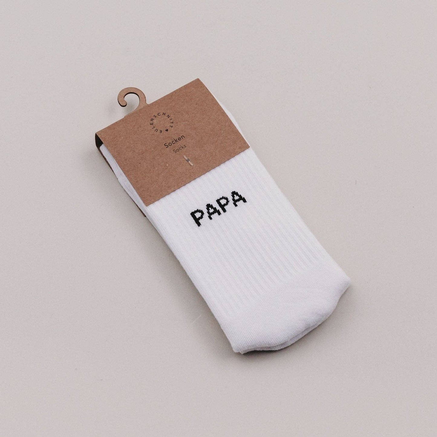 Socken Papa Eulenschnitt