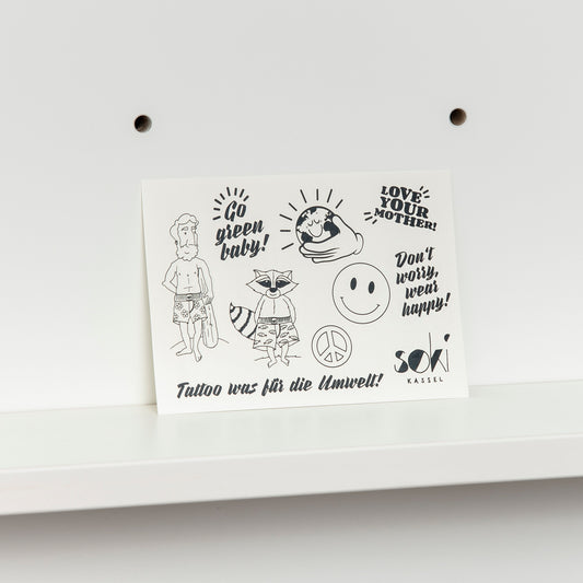 soki - Tattoo was für die Umwelt Klebetattoos - Made in Germany